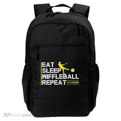 Eat Sleep Wiffleball Repeat Backpack