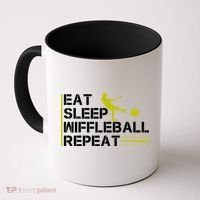 Eat Sleep Wiffleball Repeat Coffee Mug thumb 0