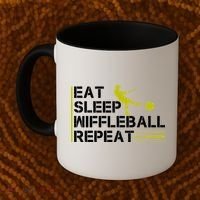 Eat Sleep Wiffleball Repeat Coffee Mug thumb 2