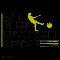 Eat Sleep Wiffleball Repeat Coffee Mug thumb 5