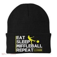 Eat Sleep Wiffleball Repeat Beanie thumb 0