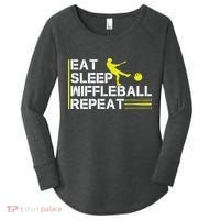 Eat Sleep Wiffleball Repeat Women's Perfect Tri Tunic Long Sleeve Shirt thumb 0