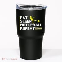 Eat Sleep Wiffleball Repeat Tumbler thumb 0