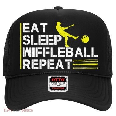 Eat Sleep Wiffleball Repeat Hat