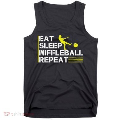 Eat Sleep Wiffleball Repeat Tank Top