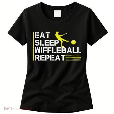 Eat Sleep Wiffleball Repeat Women's T-Shirt