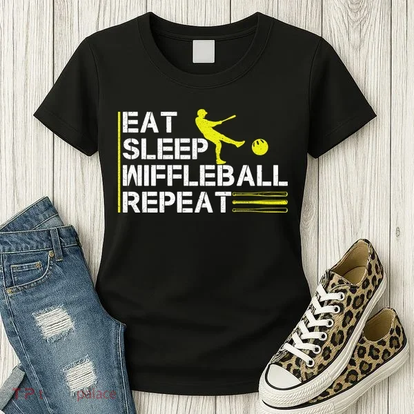 Eat Sleep Wiffleball Repeat Women's T-Shirt