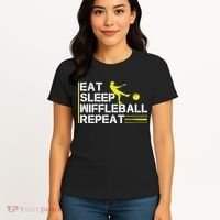 Eat Sleep Wiffleball Repeat Women's T-Shirt thumb 4