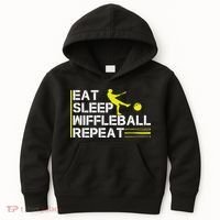 Eat Sleep Wiffleball Repeat Kids Hoodie thumb 0