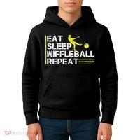 Eat Sleep Wiffleball Repeat Kids Hoodie thumb 4