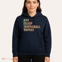Eat Sleep Wiffleball Repeat Funny Hoodie thumb 5