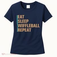 Eat Sleep Wiffleball Repeat Funny Women's T-Shirt thumb 0