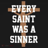 Every Saint Was A Sinner USA-Made Doggie Bandana thumb 2