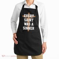 Every Saint Was A Sinner Apron thumb 2