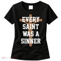 Every Saint Was A Sinner Women's T-Shirt thumb 0