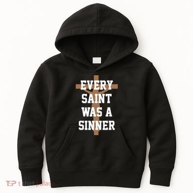 Every Saint Was A Sinner Kids Hoodie