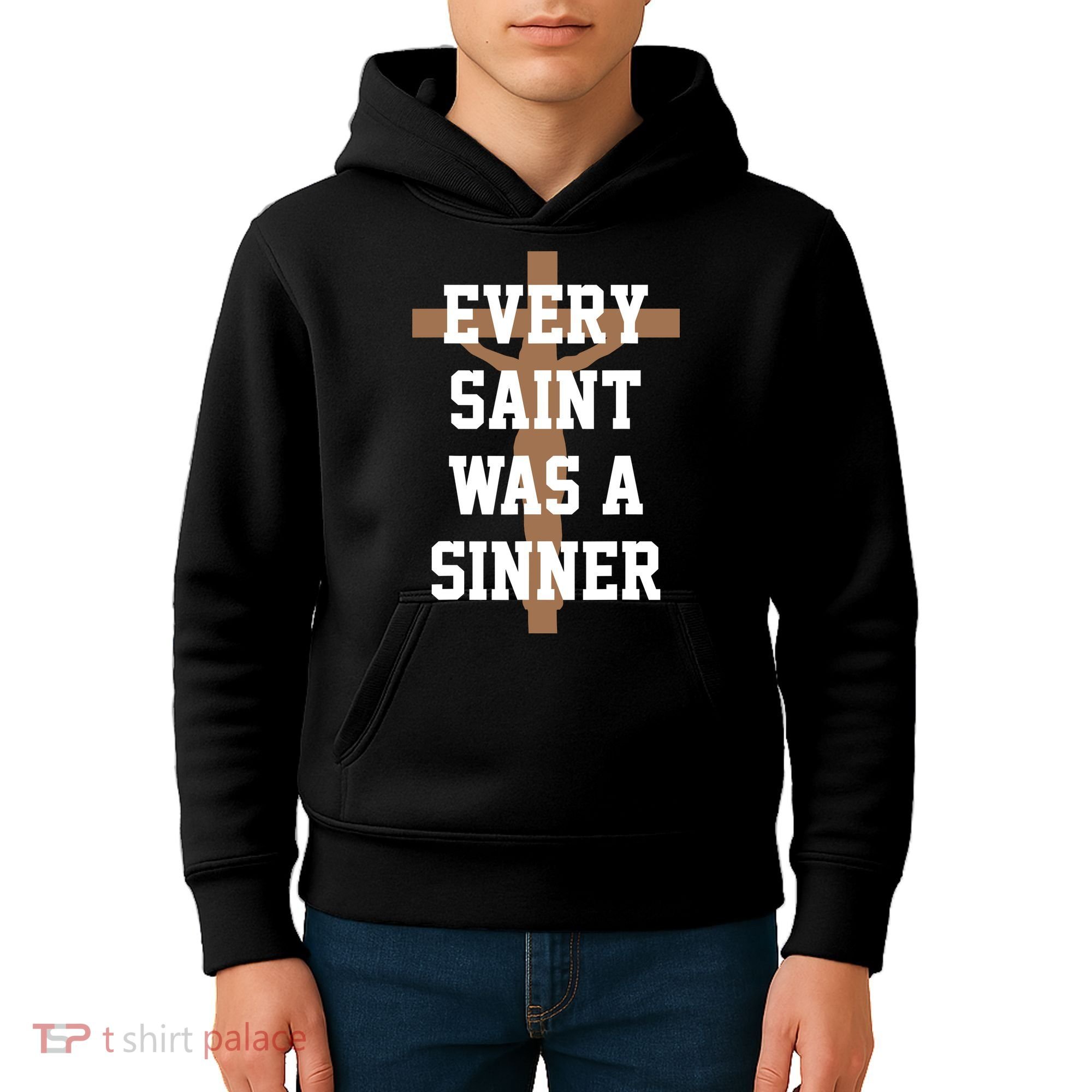 Every Saint Was A Sinner Kids Hoodie