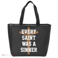 Every Saint Was A Sinner Tote Bag thumb 0