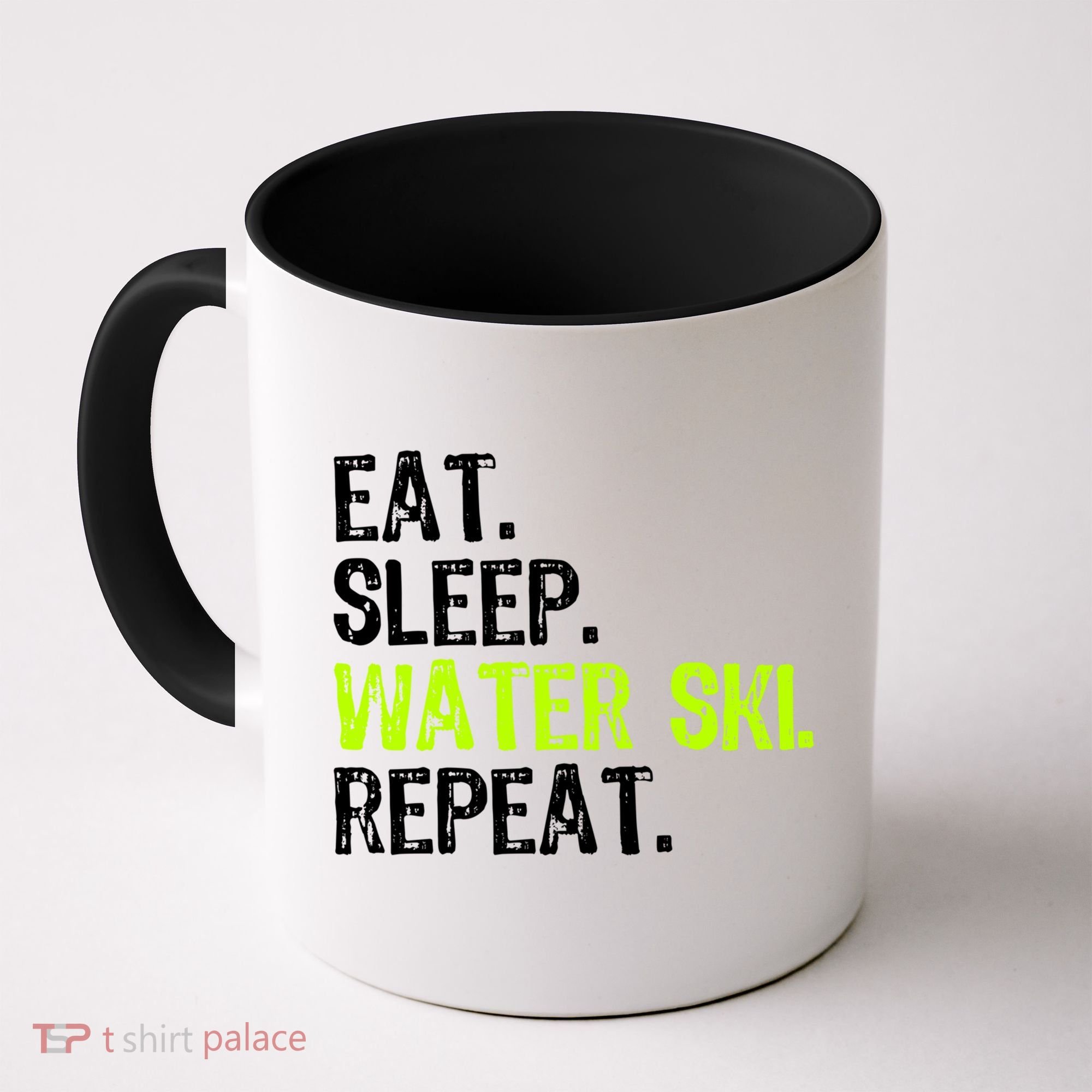 Eat Sleep Water Ski Repeat Skiing Skier Funny Waterski Funny Gift Coffee Mug