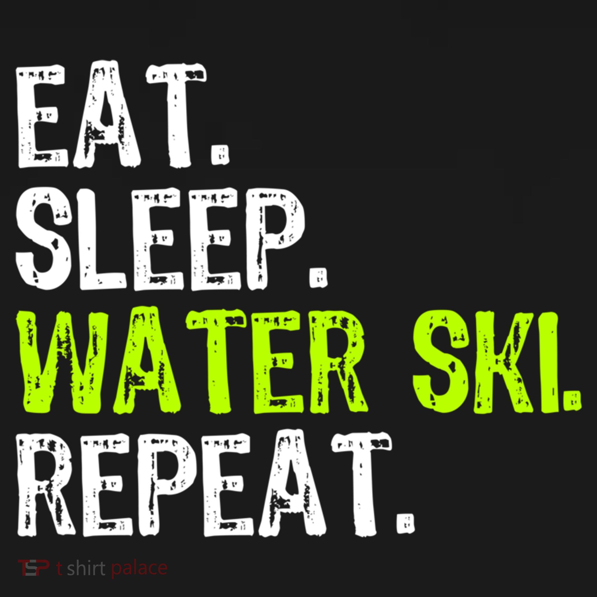 Eat Sleep Water Ski Repeat Skiing Skier Funny Waterski Funny Gift Women's Hoodie