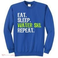 Eat Sleep Water Ski Repeat Skiing Skier Funny Waterski Funny Gift Sweatshirt thumb 0