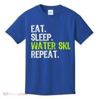 Eat Sleep Water Ski Repeat Skiing Skier Funny Waterski Funny Gift Kids T-Shirt thumb 0