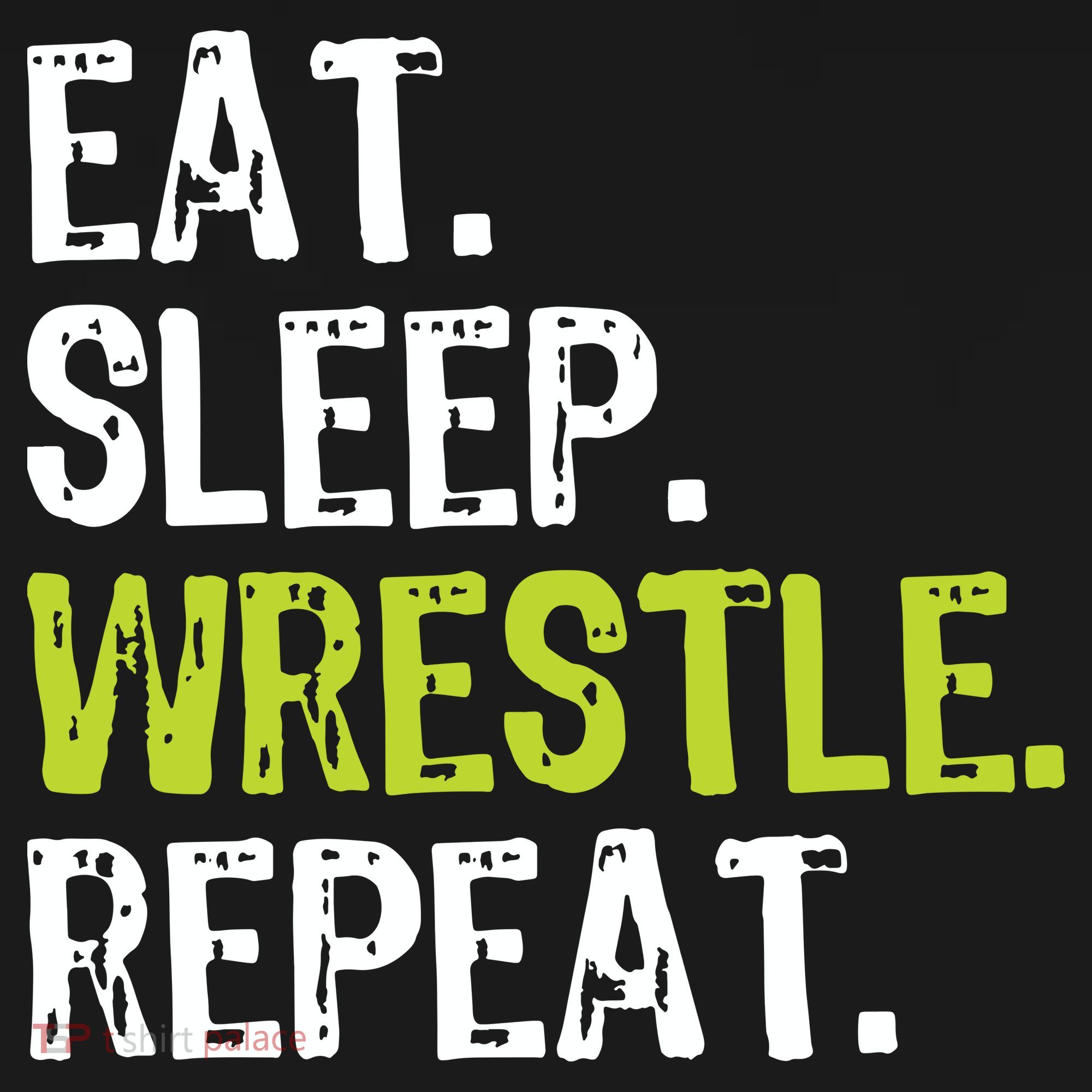 Eat Sleep Wrestle Repeat Wrestling Wrestler Funny Women's Tank Top