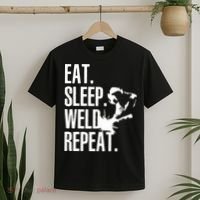 Eat Sleep Weld Repeat Welder T-Shirt thumb 2