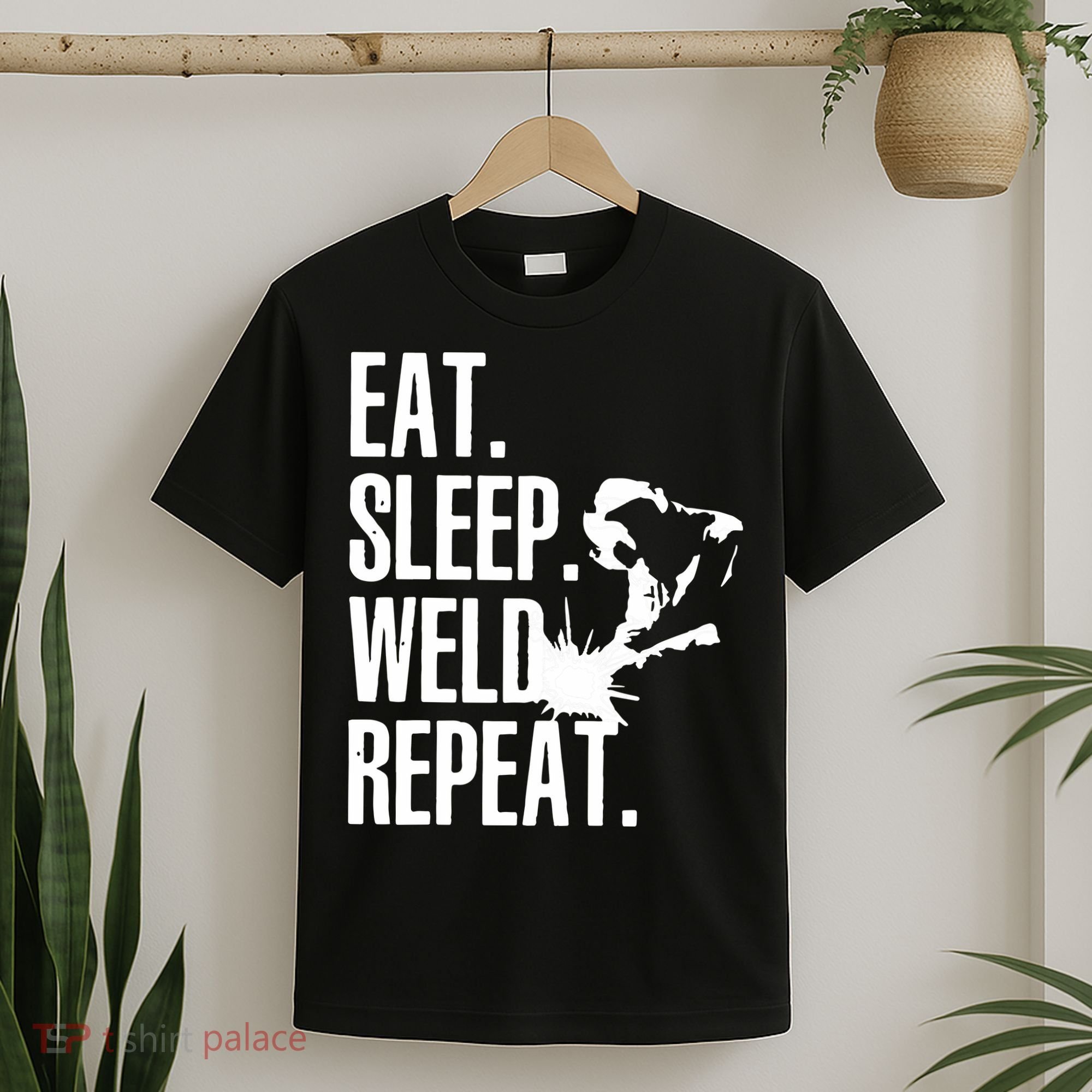 Eat Sleep Weld Repeat Welder T-Shirt