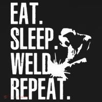 Eat Sleep Weld Repeat Welder Backpack thumb 2