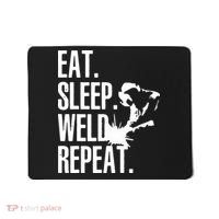 Eat Sleep Weld Repeat Welder Mousepad thumb 0