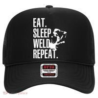 Eat Sleep Weld Repeat Welder Hat thumb 0