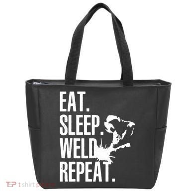 Eat Sleep Weld Repeat Welder Tote Bag