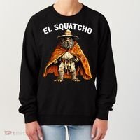 El Squatcho Western Mexican Bigfoot Sasquatch Lover Women's Sweatshirt thumb 0