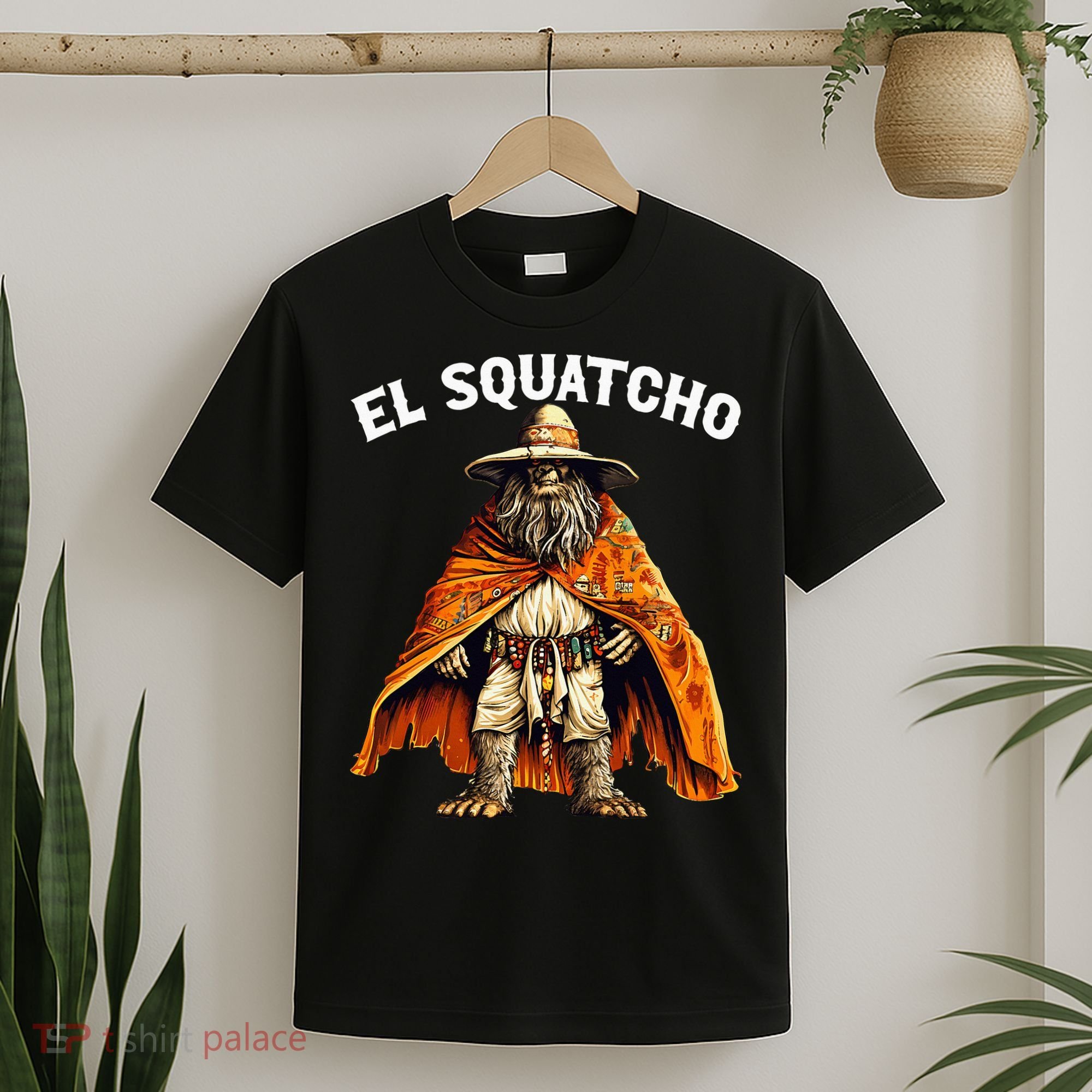 El Squatcho Western Mexican Bigfoot Sasquatch Lover T-Shirt
