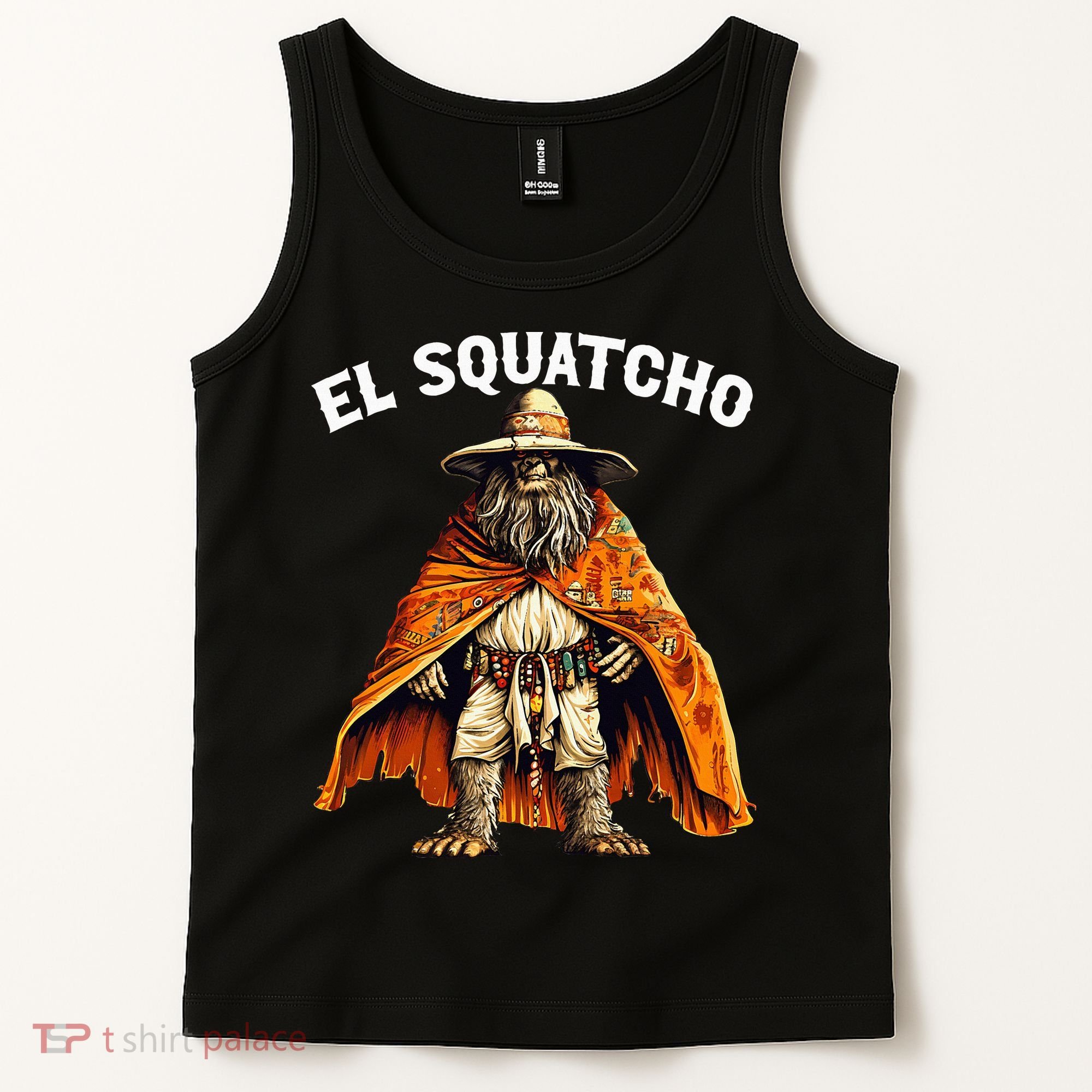 El Squatcho Western Mexican Bigfoot Sasquatch Lover Tank Top