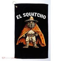 El Squatcho Western Mexican Bigfoot Sasquatch Lover Golf Towel thumb 0