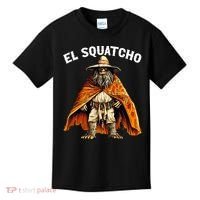 El Squatcho Western Mexican Bigfoot Sasquatch Lover Kids T-Shirt thumb 0