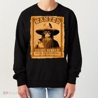 El Squatcho Wanted Poster – Western Bigfoot Funny Sasquatch Women's Sweatshirt thumb 0