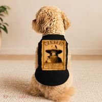 El Squatcho Wanted Poster – Western Bigfoot Funny Sasquatch Doggie Tank thumb 2