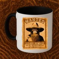 El Squatcho Wanted Poster – Western Bigfoot Funny Sasquatch Coffee Mug thumb 2