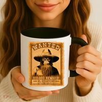 El Squatcho Wanted Poster – Western Bigfoot Funny Sasquatch Coffee Mug thumb 3