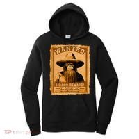 El Squatcho Wanted Poster – Western Bigfoot Funny Sasquatch Women's Hoodie thumb 0