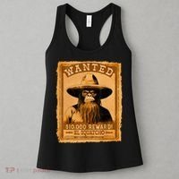 El Squatcho Wanted Poster – Western Bigfoot Funny Sasquatch Women's Tank Top thumb 3