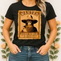 El Squatcho Wanted Poster – Western Bigfoot Funny Sasquatch Women's T-Shirt thumb 2