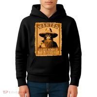El Squatcho Wanted Poster – Western Bigfoot Funny Sasquatch Kids Hoodie thumb 4