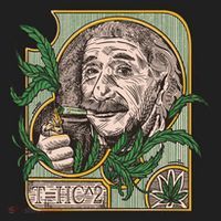 Einstein Smoking Weed Women's Sweatshirt thumb 2