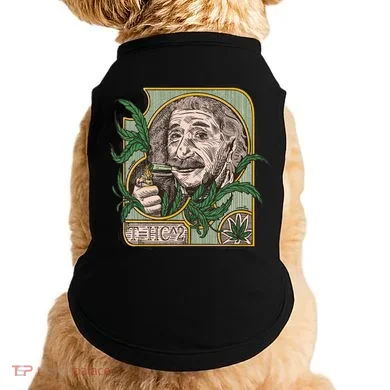 Einstein Smoking Weed Doggie Tank