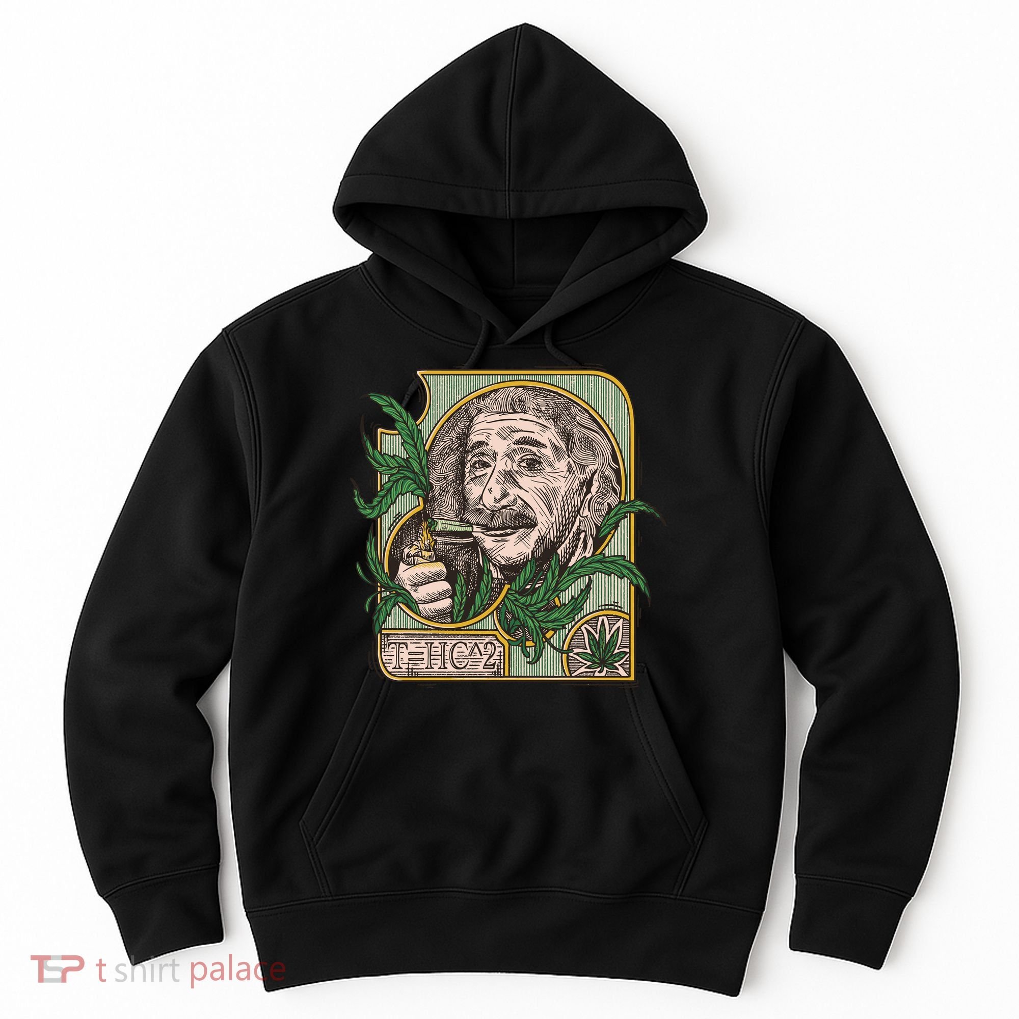 Einstein Smoking Weed Hoodie