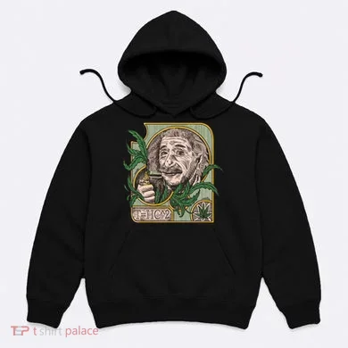 Einstein Smoking Weed Hoodie